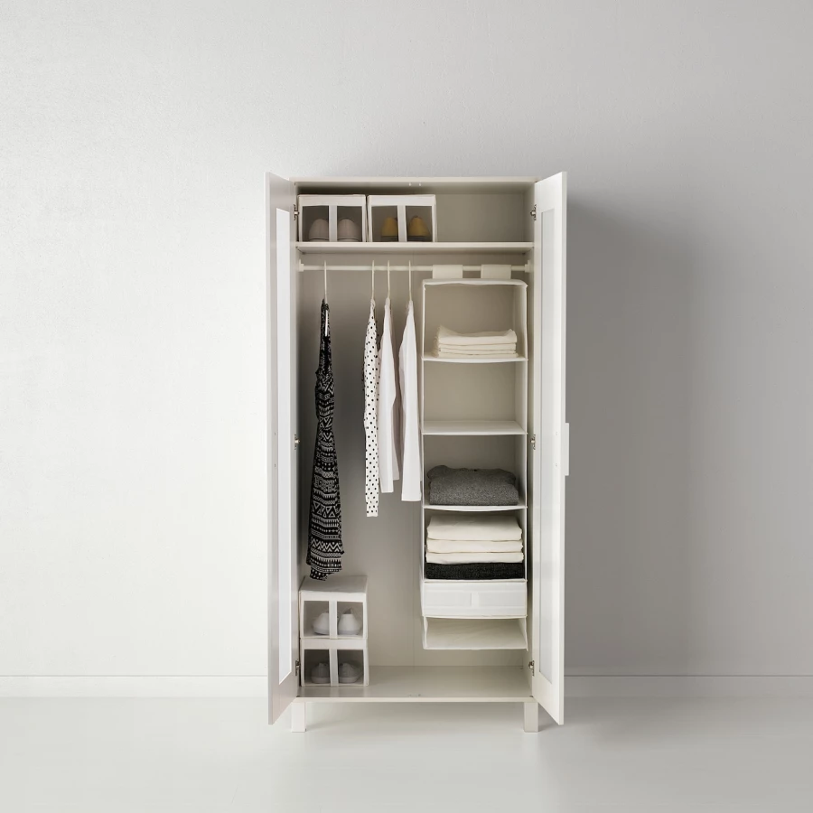 Хранилище с отделениями - SKUBB IKEA/ СКУББ ИКЕА, 125х45х3 см, белый (изображение №4)