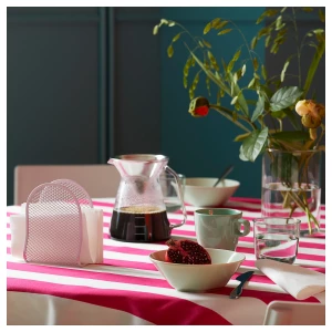 Второе фото. Кофеварка для приготовления капельного кофе - IKEA HÖGMODIG/HÖGMODIG/ХОГМОДИГ ИКЕА , 16 см, прозрачное стекло/нержавеющая сталь