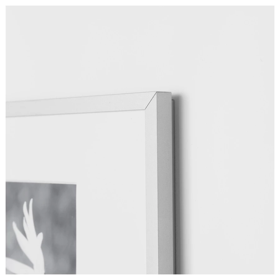 Рамка - IKEA LOMVIKEN, 40х30 см, серый, ЛОМВИКЕН ИКЕА (изображение №3)
