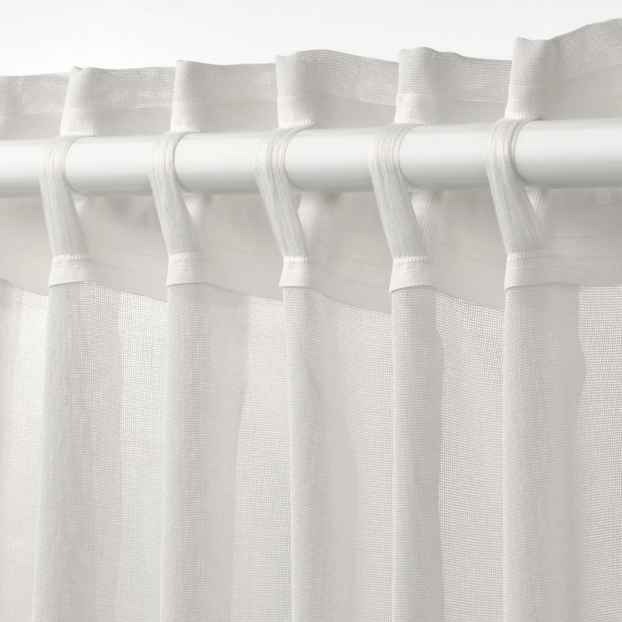 Штора - IKEA ÄNGSFRYLE/ANGSFRYLE, 300х300 см, белый, ОНГСФЛАРЕ ИКЕА (изображение №6)