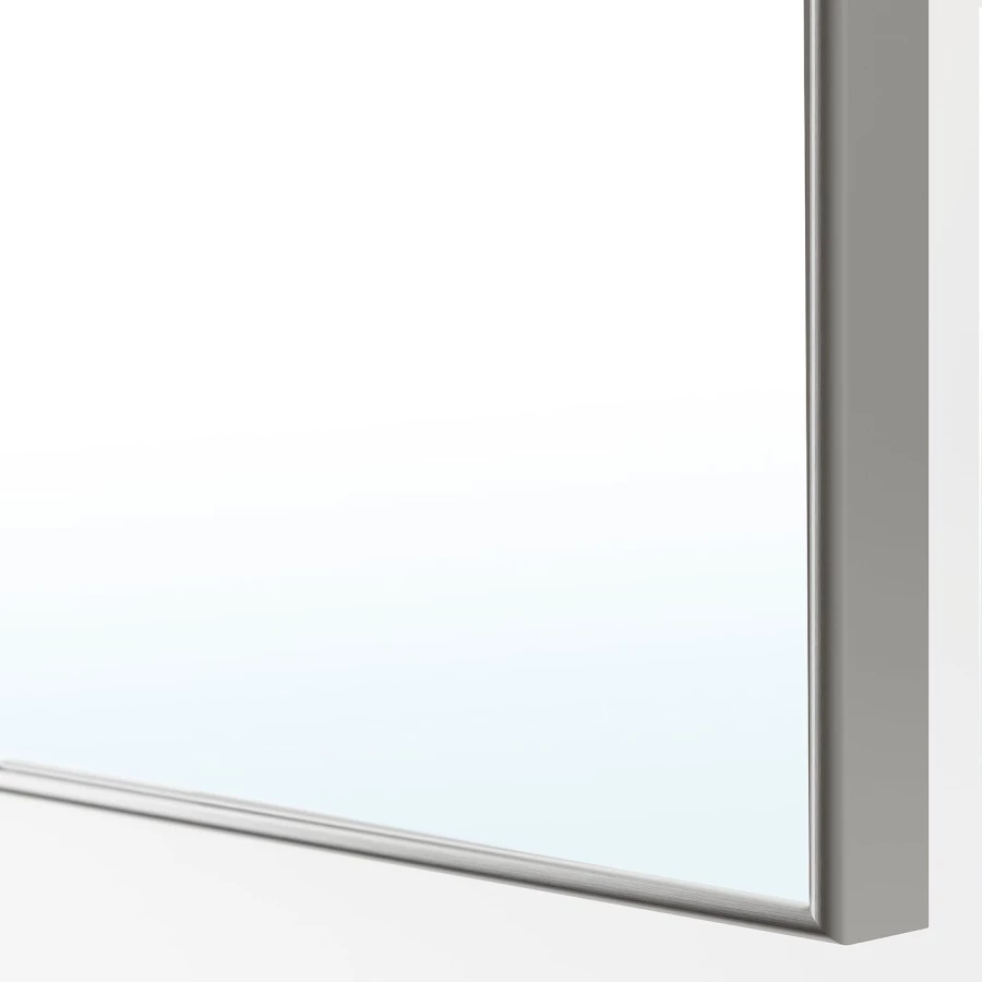 Шкаф с зеркалом - IKEA PAX/REINSVOLL/ÅHEIM/AHEIM/ПАКС/РЕИНСВОЛЛ/ОХЕЙМ ИКЕА, 60х200х236,4 см, белый/бежевый (изображение №4)