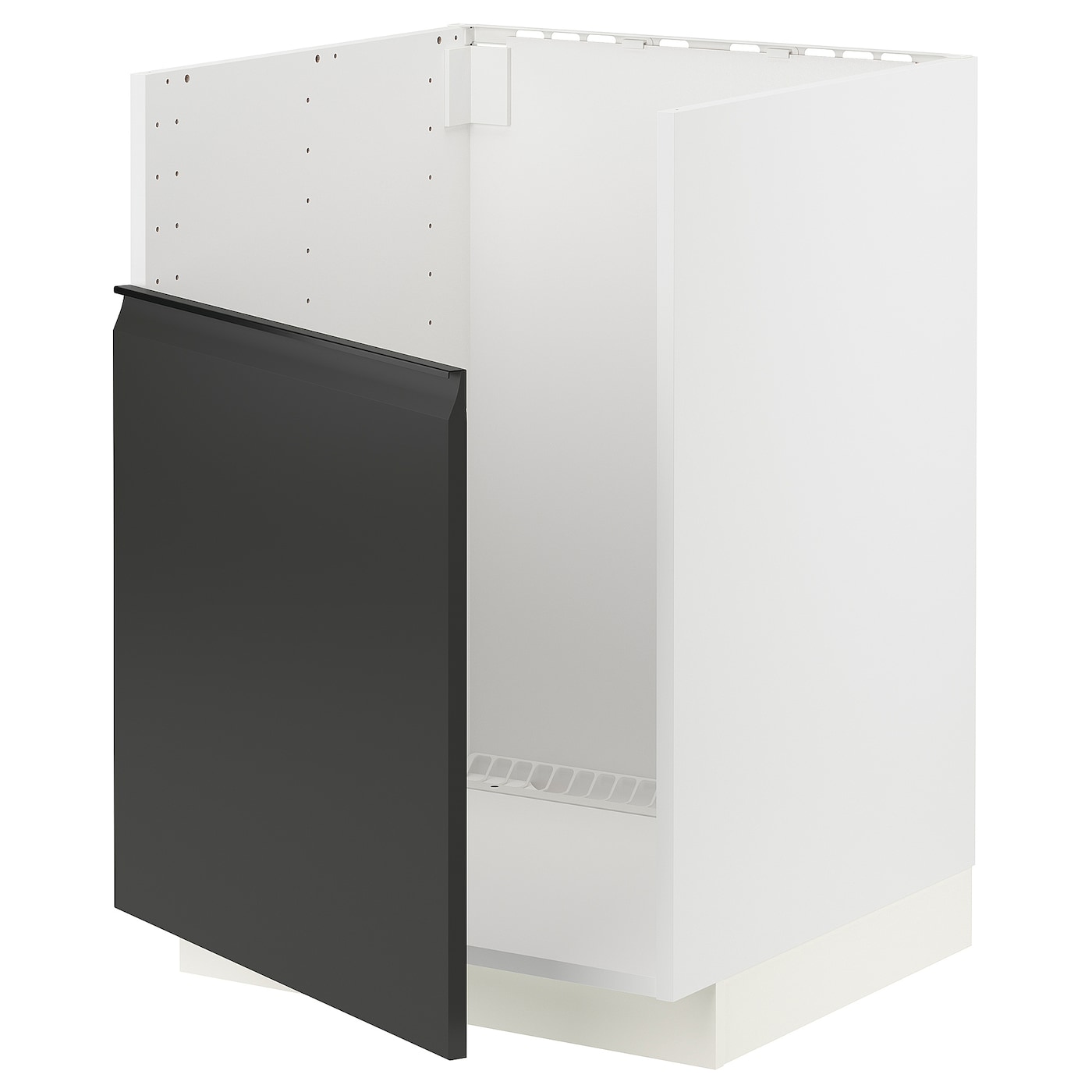 Напольный шкаф - METOD IKEA/ МЕТОД ИКЕА,  60х88 см, белый/черный