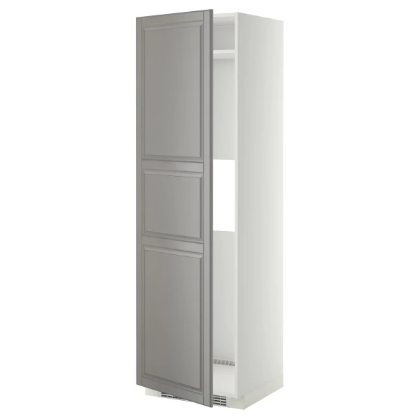 Шкаф для встроенной техники - IKEA METOD, 208x62x60см, белый, МЕТОД  ИКЕА