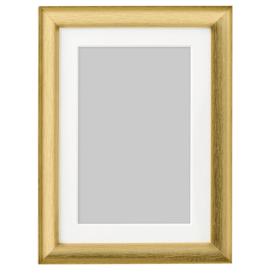 Рамка - IKEA SILVERHÖJDEN/SILVERHOJDEN, 13х18 см, золотой цвет, СИЛВЕРХОЙДЕН ИКЕА (изображение №1)