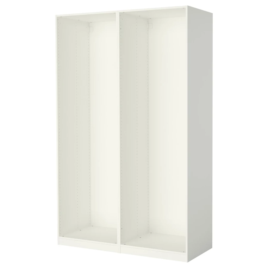 Каркас гардероба - IKEA PAX, 150x58x236 см, белый ПАКС ИКЕА (изображение №1)