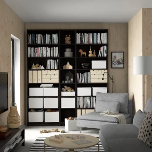 Второе фото. Модуль - BILLY IKEA/ БИЛЛИ ИКЕА, 80x28x35 см, коричневый