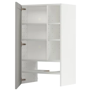 Шкаф под вытяжку - METOD IKEA/ МЕТОД ИКЕА, 100х60 см, белый/светло-серый