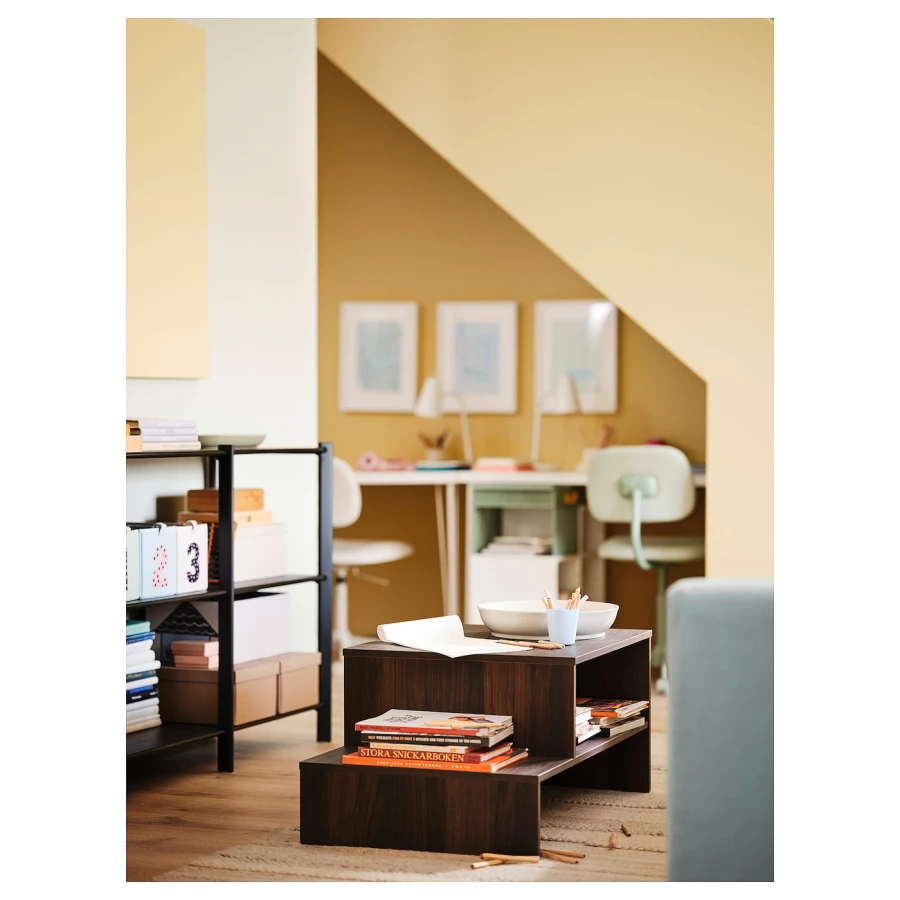 Журнальный стол - HOLMERUD IKEA/ ХОЛМЕРУД ИКЕА, 90x55 см, коричневый (изображение №3)