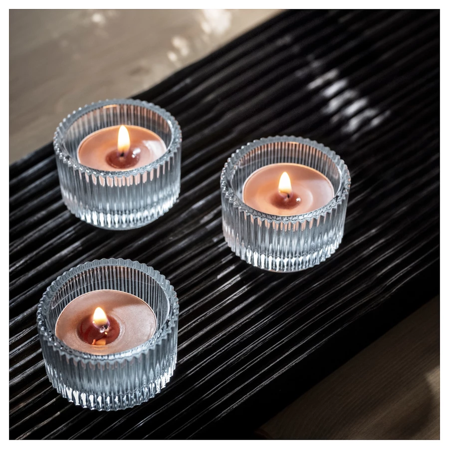 Ароматическая чайная свеча - IKEA ENSTAKA/ЭНСТАКА ИКЕА, 3,8 см, 30 шт (изображение №4)