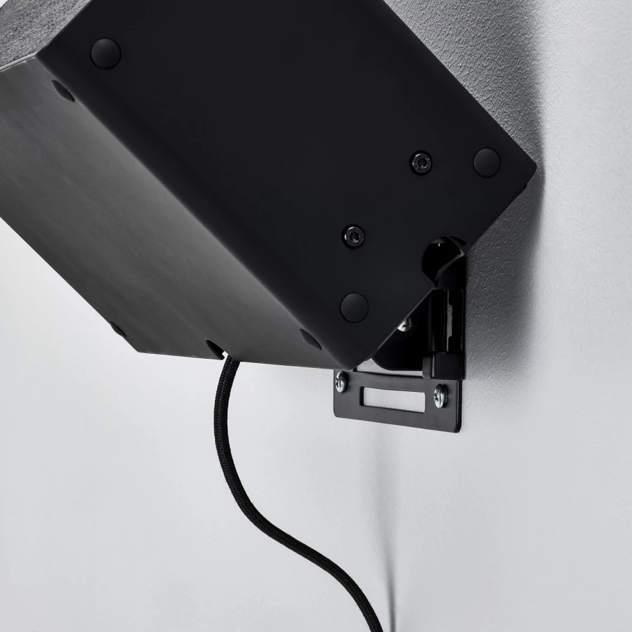 Настенный кронштейн  - SYMFONISK IKEA/ СУМФОНИСК ИКЕА,  302х86 мм, черный (изображение №2)