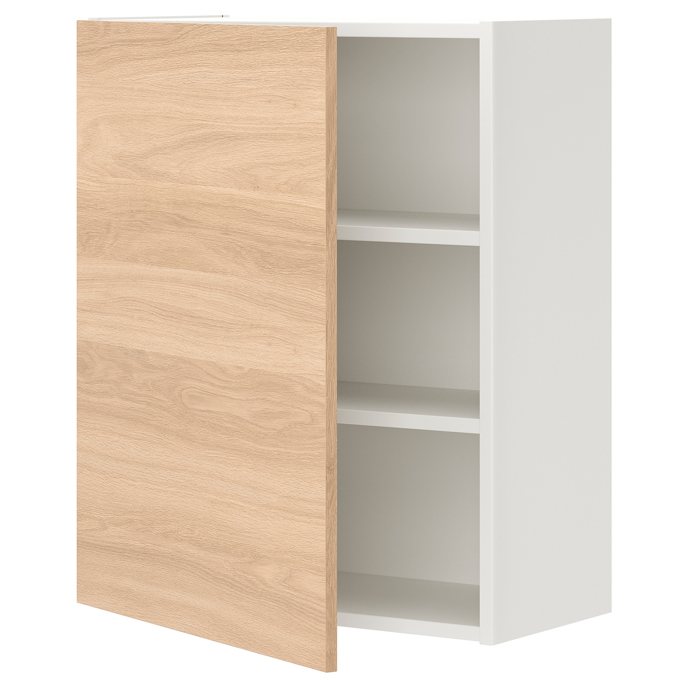 Кухонный навесной шкаф - ENHET IKEA/ ЭНХЕТ ИКЕА, 60х30х75  см, белый/бежевый