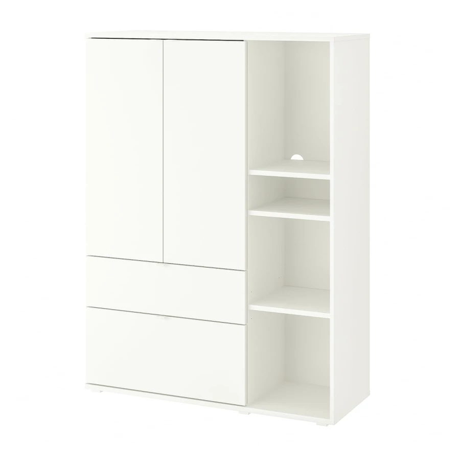 Гардероб - VIHALS IKEA/ВИХАЛС ИКЕА,105x37x140, белый (изображение №1)