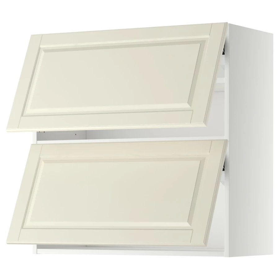 Навесной шкаф - METOD IKEA/ МЕТОД ИКЕА, 80х80 см, белый/кремовый (изображение №1)