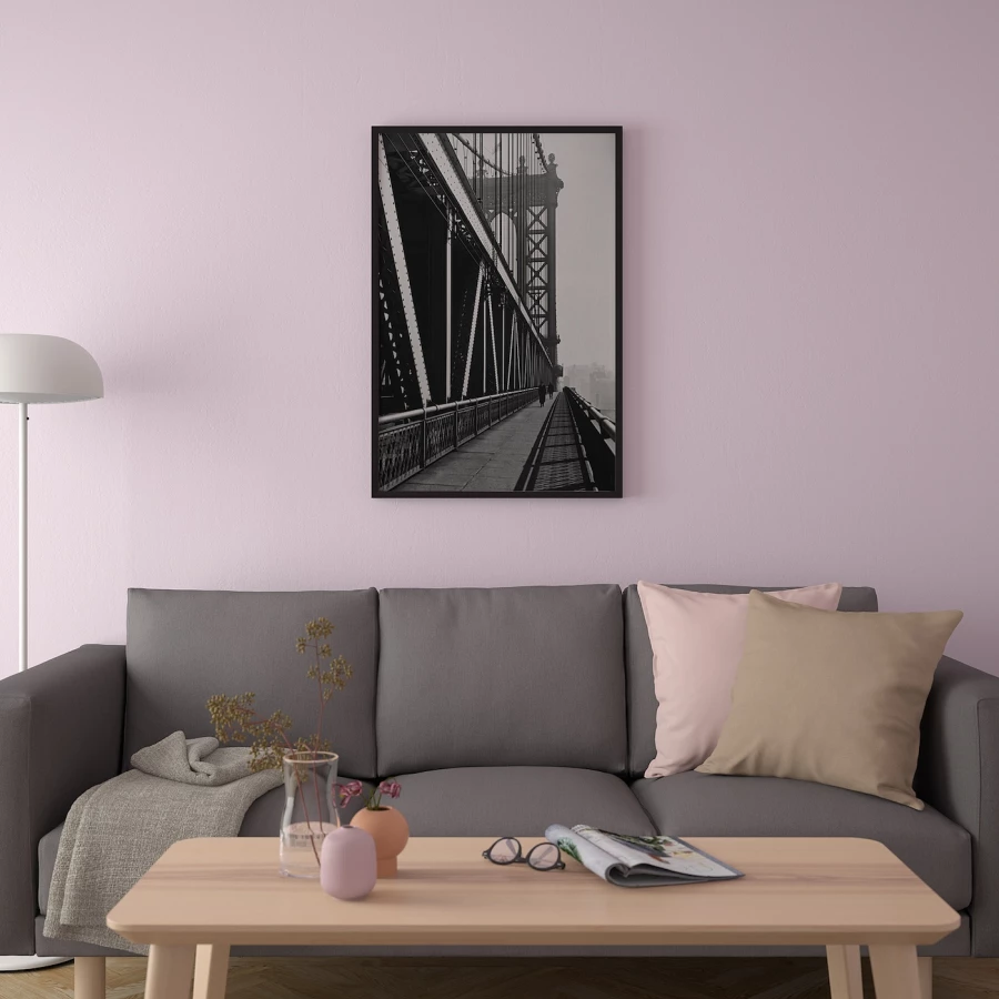 Постер - IKEA BILD, 61х91 см, «Бруклинский мост винтаж», БИЛЬД ИКЕА (изображение №2)