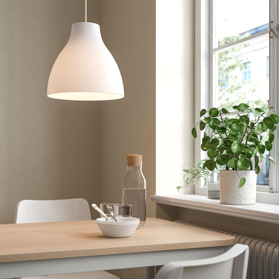 Подвесной светильник - MELODI  IKEA / МЕЛОДИ ИКЕА, 28 см, белый (изображение №2)