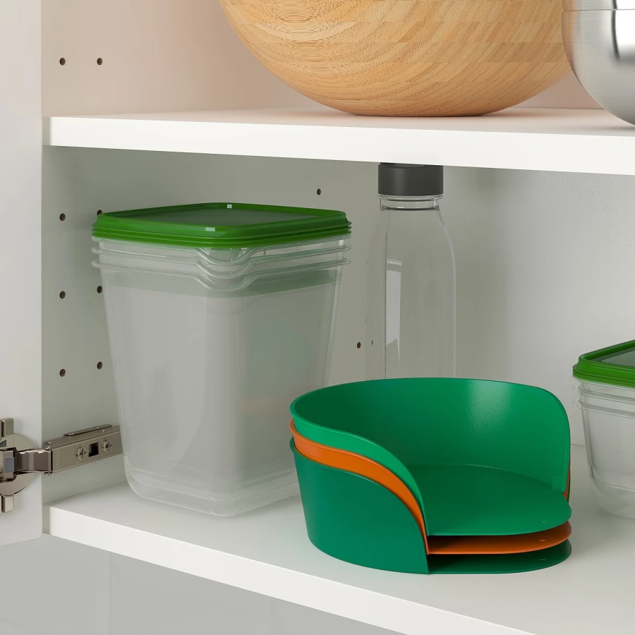 Чаша - IKEA UPPFYLLD, зеленый/оранжевый, УППФИЛЛД ИКЕА (изображение №9)