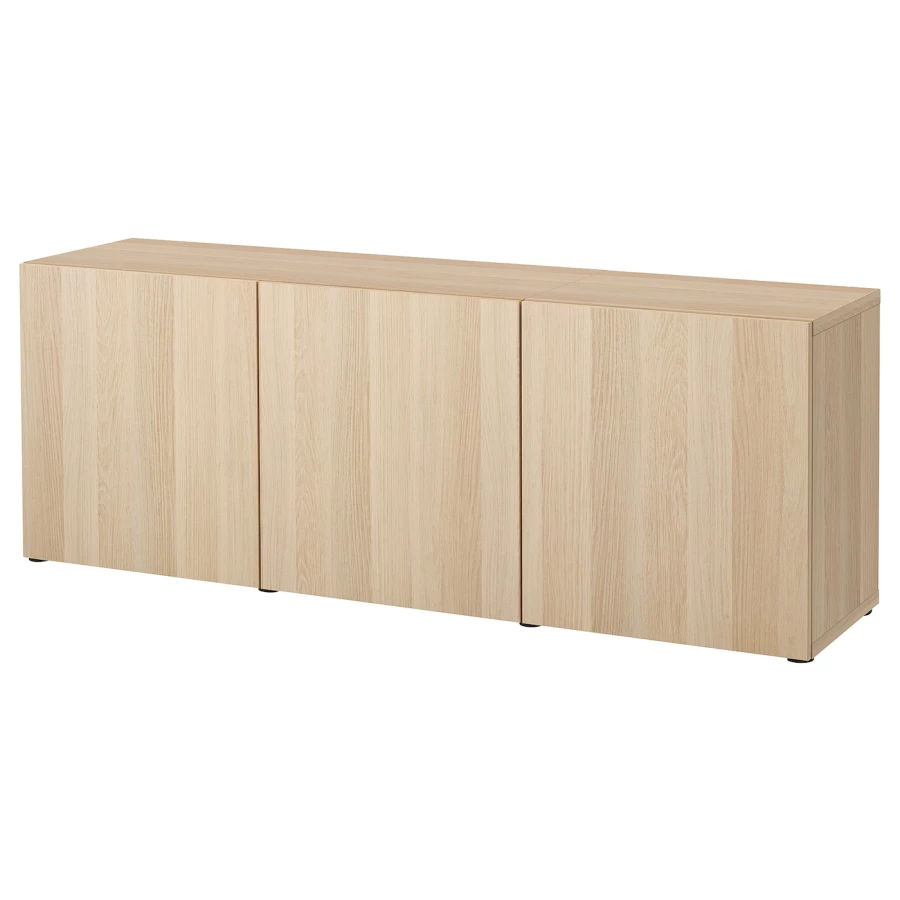 Комбинация для хранения - IKEA BESTÅ/BESTA, 180x42x65 см, коричневый, Беста/Бесто ИКЕА (изображение №1)
