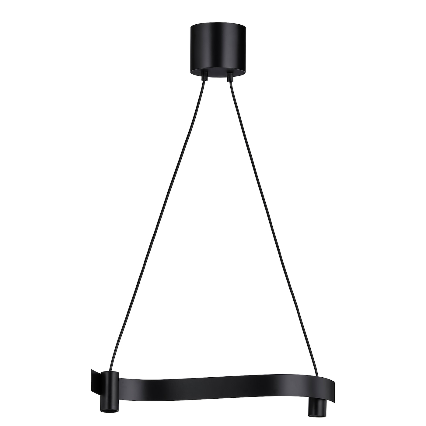 Подвесной светильник с лампочкой - ACKJA  IKEA/АККЙЯ ИКЕА, черный