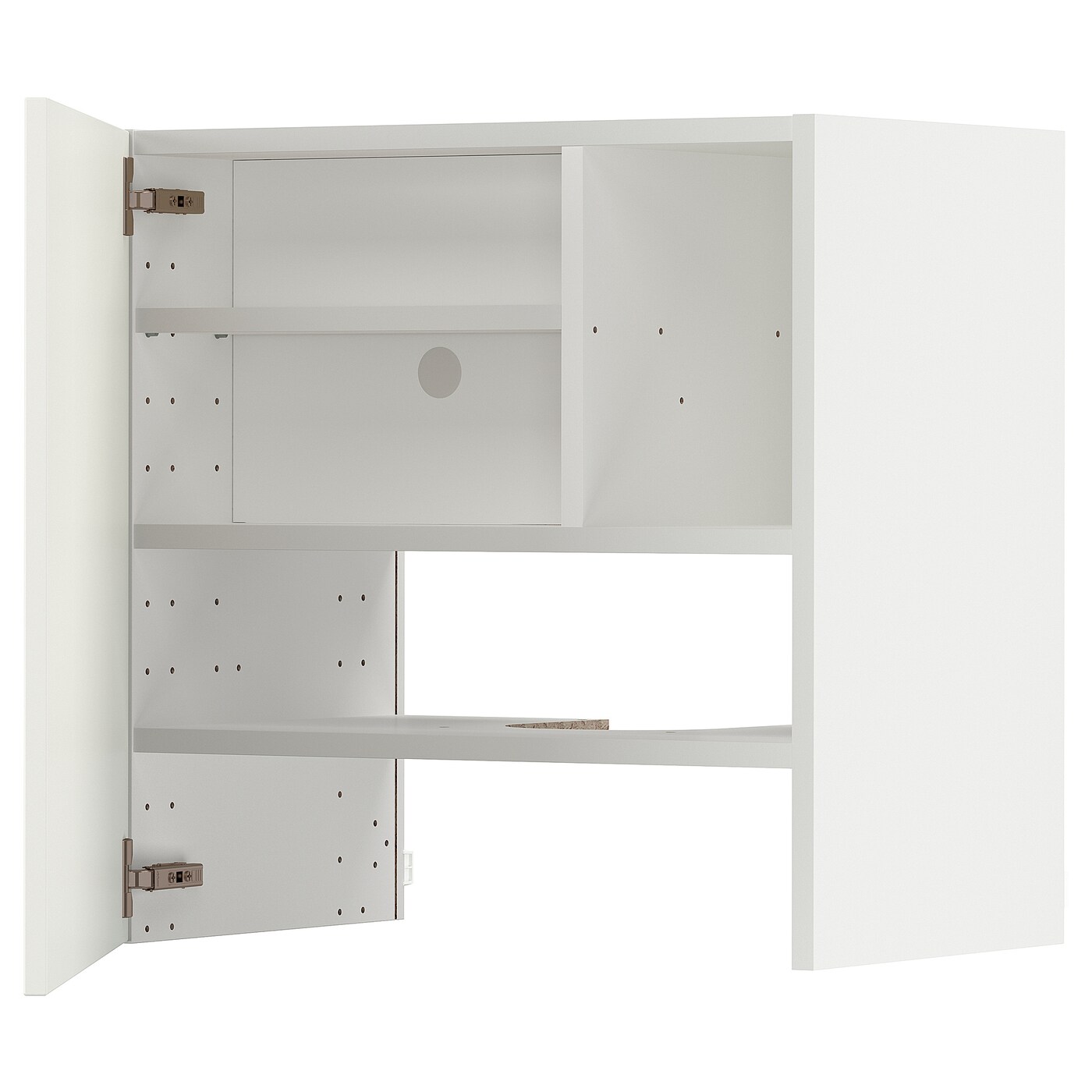Навесной шкаф с полкой - METOD IKEA/ МЕТОД ИКЕА, 60х60 см, белый/бежевый