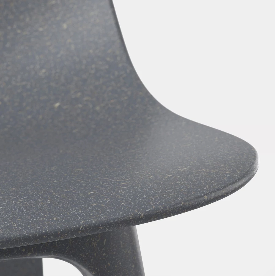 Стол и 4 стула - IKEA EKEDALEN/ODGER/ЭКЕДАЛЕН/ОДГЕР ИКЕА, 120х180х80 см, темно-коричневый/темно-голубой (изображение №4)