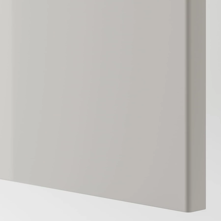 Платяной шкаф - IKEA PAX/FARDAL/ПАКС/ФАРДАЛЬ ИКЕА, 150x60x201 см, белый / глянцевый светло-серый (изображение №3)