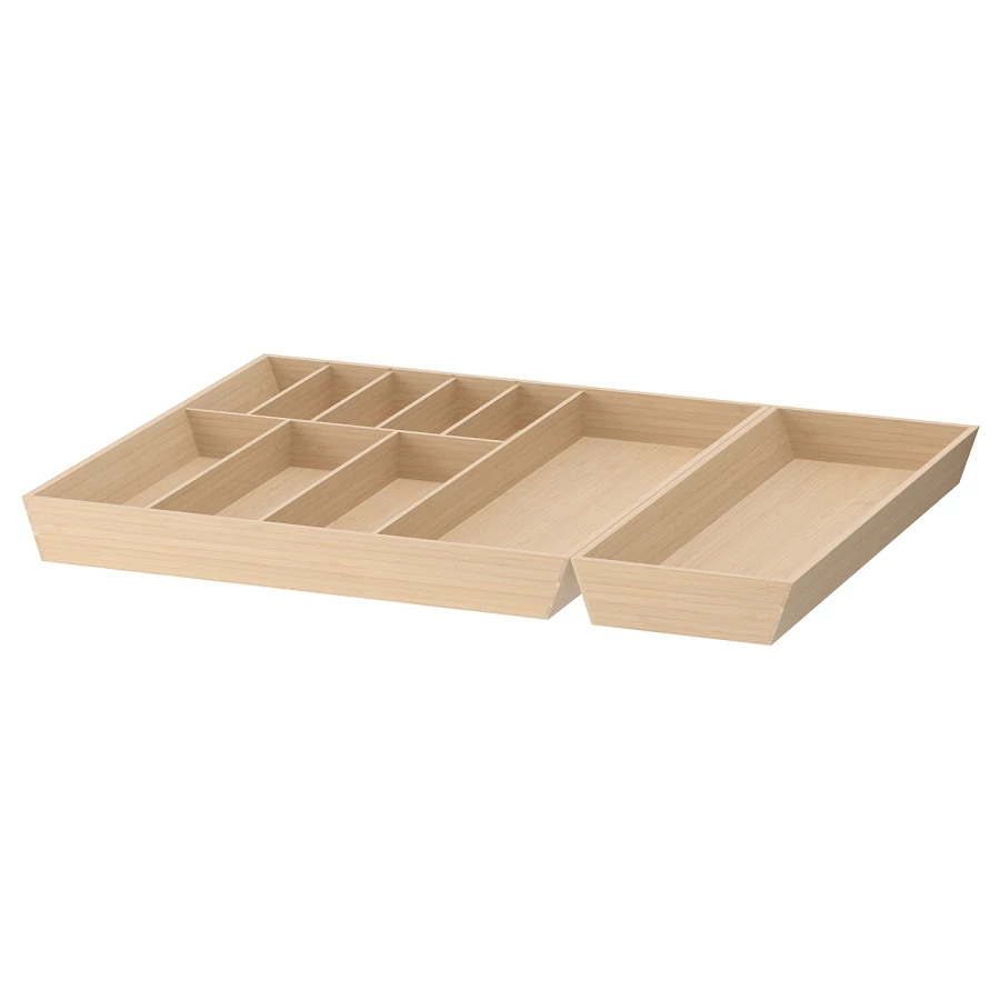 Лоток для столовых приборов - IKEA UPPDATERA, 72х50 см, бамбук, УППДАТЕРА ИКЕА (изображение №1)