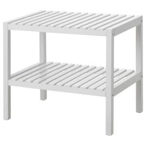 Скамья - IKEA MUSKAN/МУСКАН, 50х58х38 см, белый