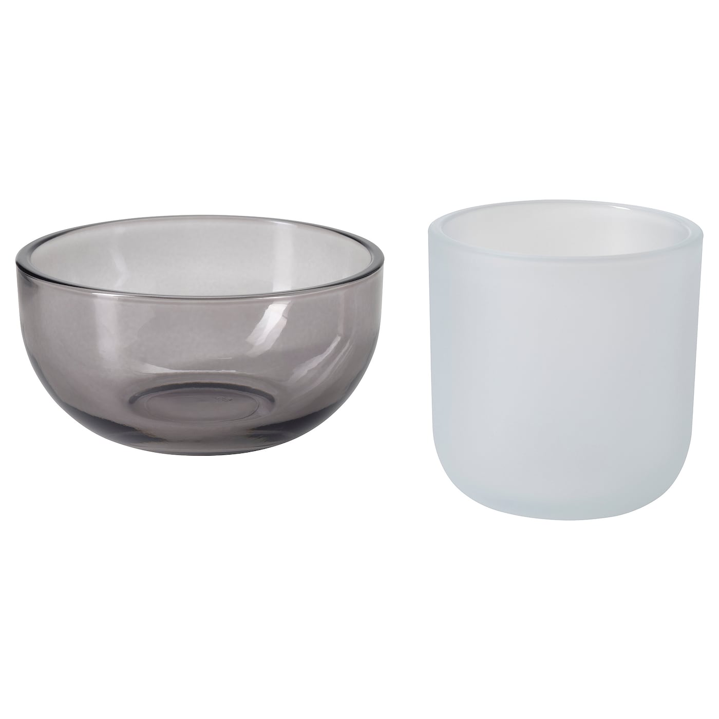 Подсвечник для чайной свечи IKEA TALLTITA/ТАЛЛТИТА ИКЕА, белый/серый
