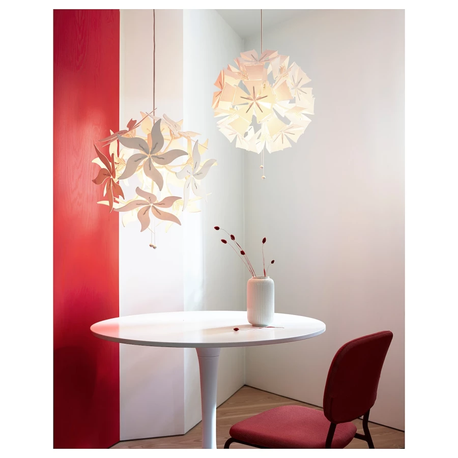 Подвесной светильник - RAMSELE IKEA / РАМСЕЛЛЕ ИКЕА, 43 см, белый (изображение №3)