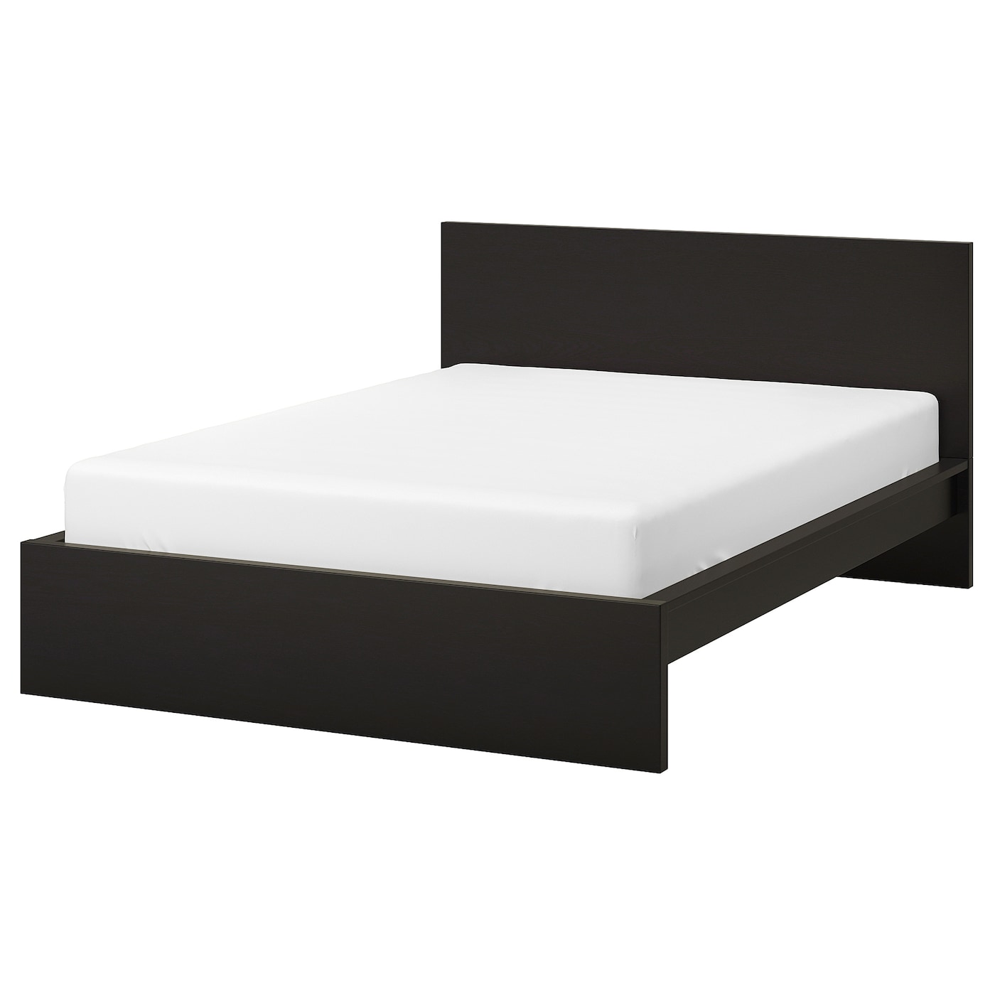 Каркас кровати - IKEA MALM, 200х140 см, черно-корчневый, МАЛЬМ ИКЕА