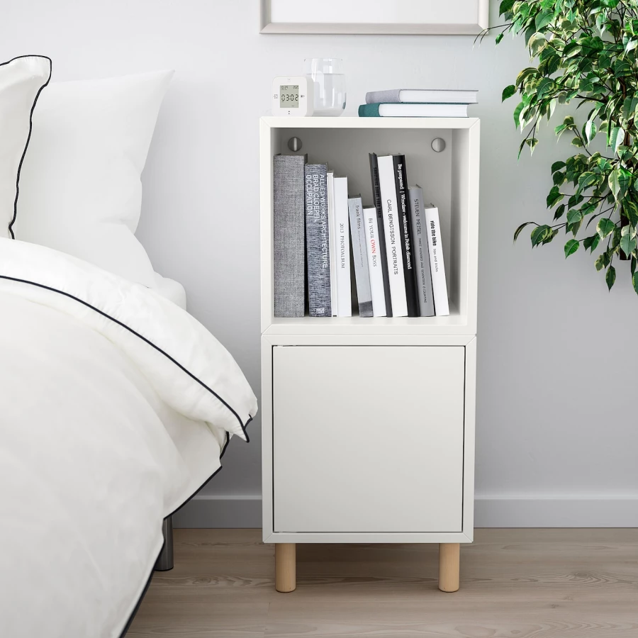 Комбинация для хранения - EKET IKEA/ЭКЕТ ИКЕА, 35x35x80, белый (изображение №2)