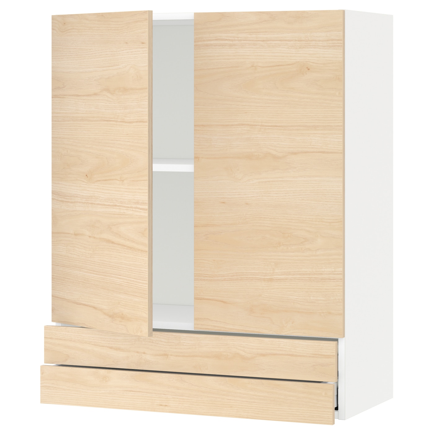 Навесной шкаф  - METOD / MAXIMERA IKEA/  МЕТОД/МАКСИМЕРА ИКЕА, 100х40 см, белый/бежевый