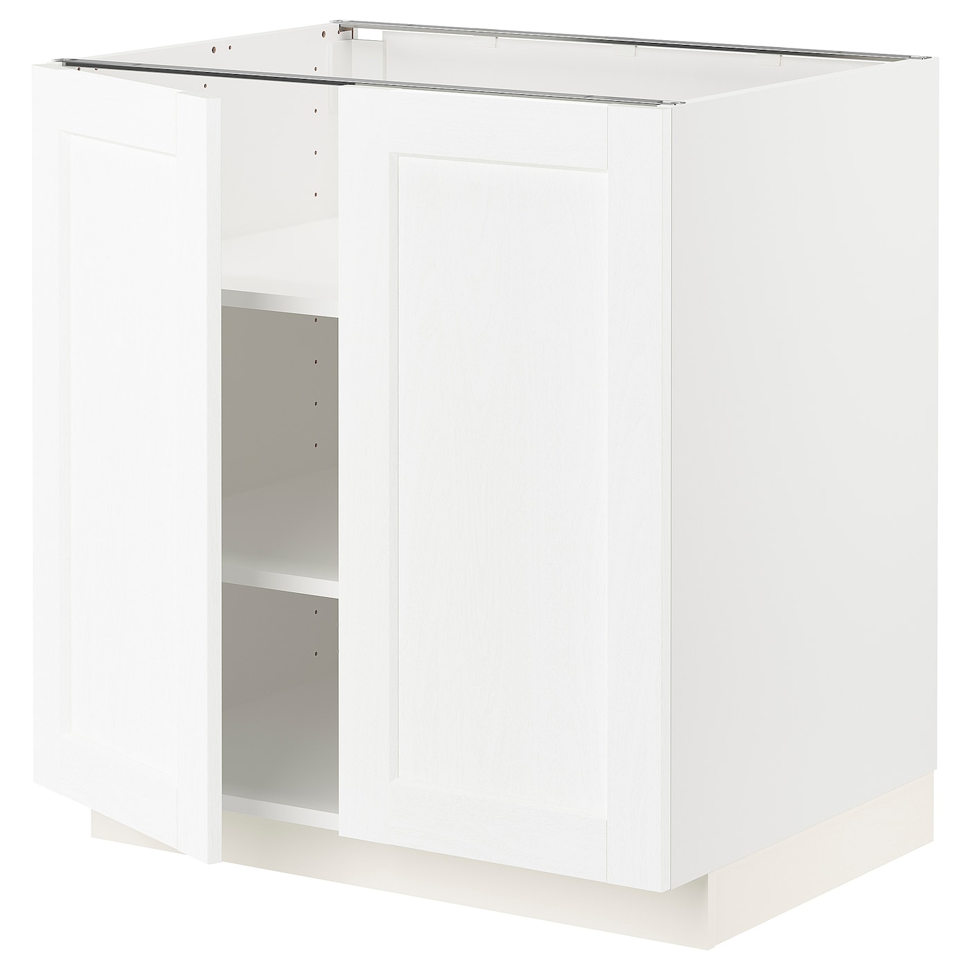 Напольный шкаф - IKEA METOD, 88x80x62см, белый, МЕТОД ИКЕА