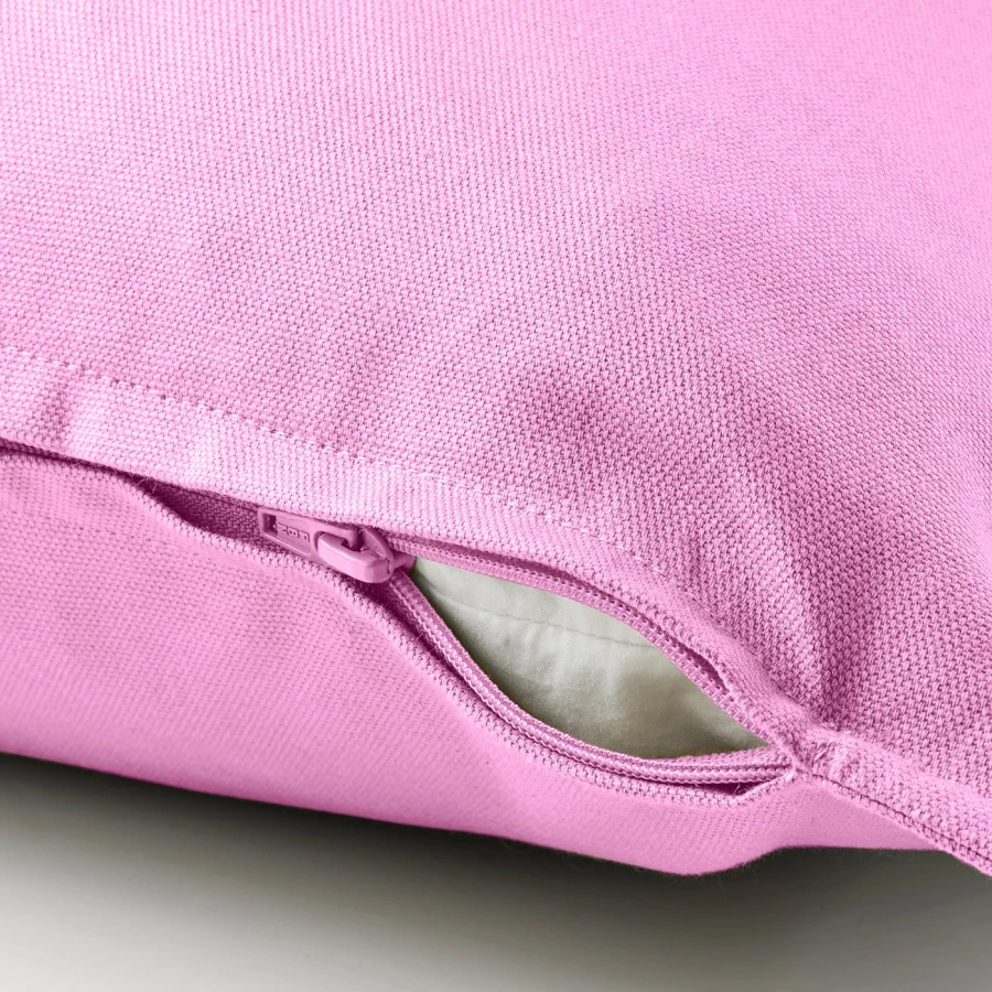 Подушка - GURLI IKEA/ ГУРЛИ ИКЕА, 50х50 см, розовый (изображение №3)