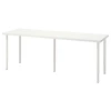 Письменный стол - IKEA LAGKAPTEN/OLOV, 200х60х63-93 см, белый, ЛАГКАПТЕН/ОЛОВ ИКЕА