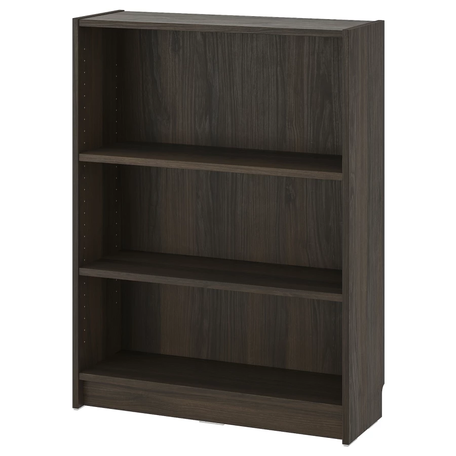 Книжный шкаф -  BILLY IKEA/ БИЛЛИ ИКЕА, 80х28х106 см,  темно-коричневый (изображение №1)