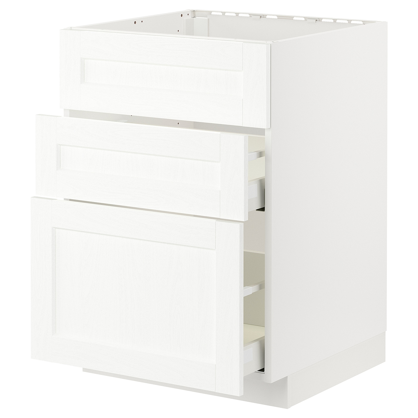 Напольный шкаф  - IKEA METOD MAXIMERA, 62x80x60см, белый, МЕТОД МАКСИМЕРА ИКЕА