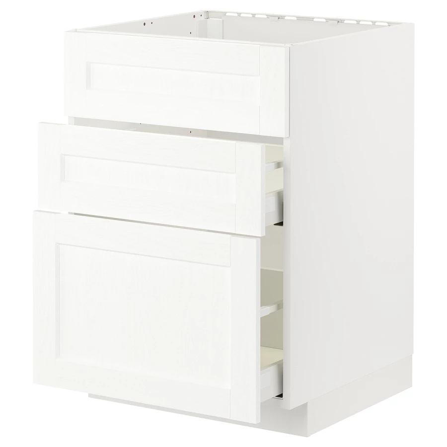 Напольный шкаф  - IKEA METOD MAXIMERA, 62x80x60см, белый, МЕТОД МАКСИМЕРА ИКЕА (изображение №1)