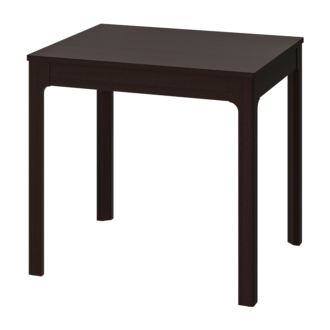 Раздвижной стол - IKEA EKEDALEN/ЭКЕДАЛЕН ИКЕА, 75х120/80х70 см, черный