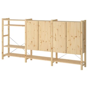 Стеллаж - IKEA IVAR, 259х30х124 см, сосна, ИВАР ИКЕА