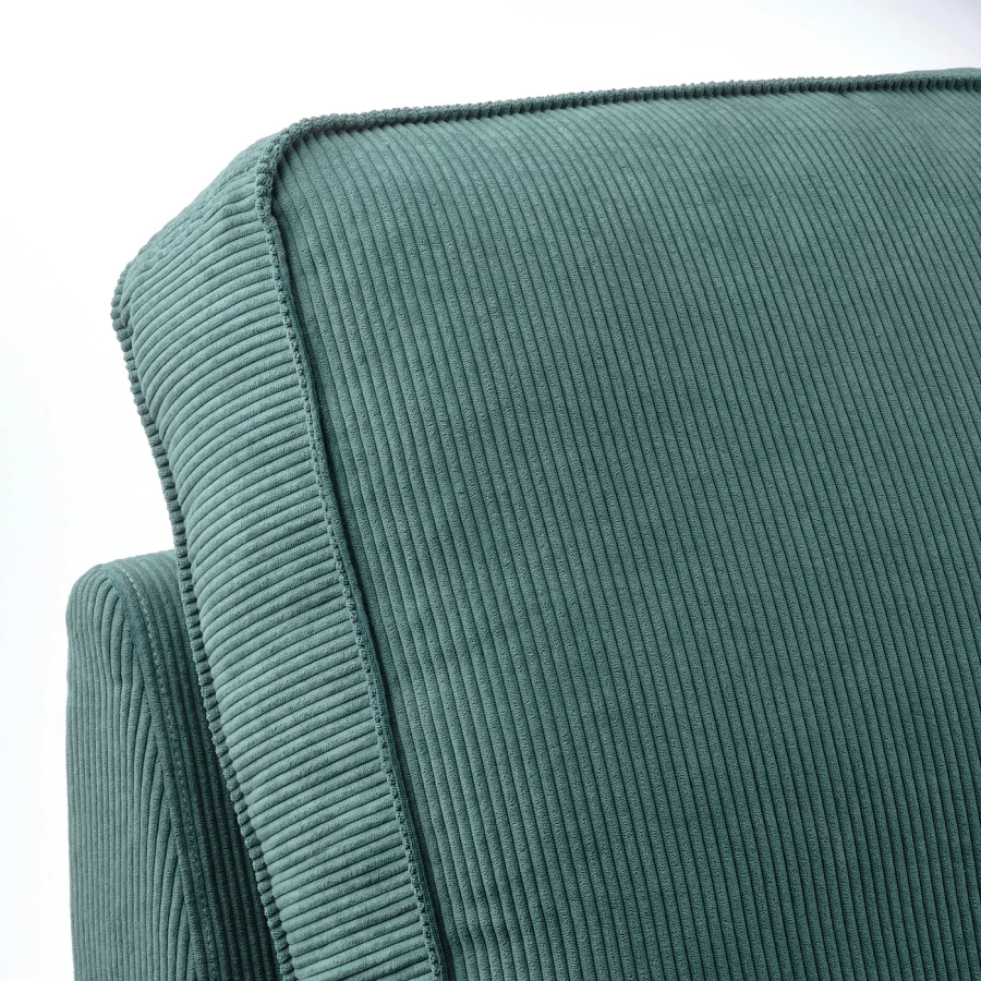 Кресло-кровать - IKEA KIVIK/КИВИК ИКЕА, 83х90х163 см, темно-зеленый (изображение №4)