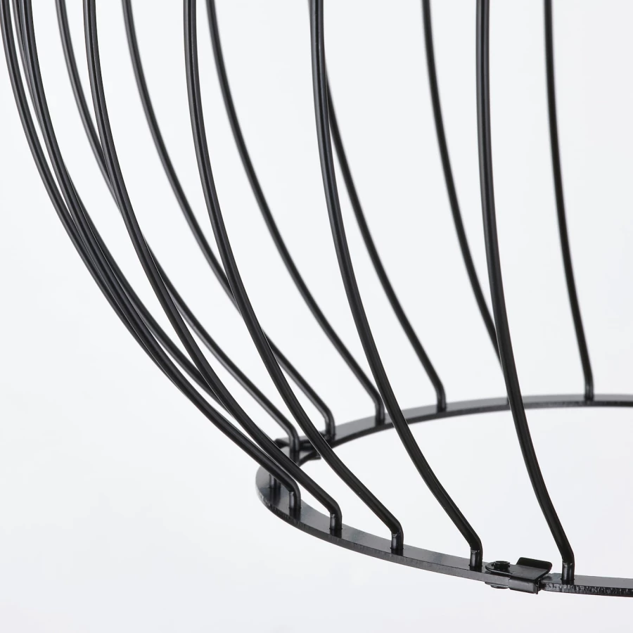 Подвесной светильник - GRINDFALLET IKEA/ ГРИНДФАЛЛЕТ ИКЕА, 30 см, черный (изображение №2)