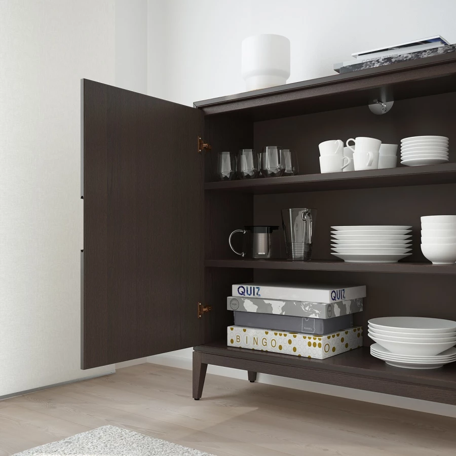 Шкаф - REGISSÖR / REGISSОR  IKEA/ РЕГИССЕР ИКЕА, 118x110 см, коричневый (изображение №5)