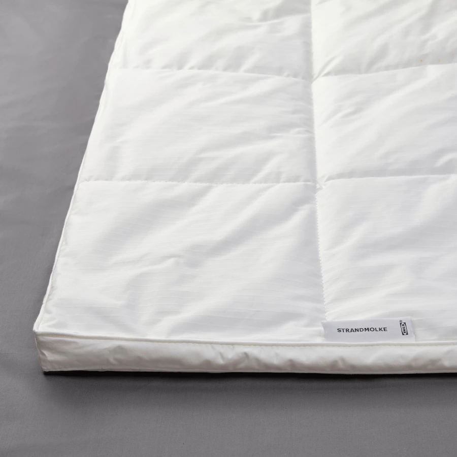 Одеяло - STRANDMOLKE IKEA/ СТРАНДМОЛКЕ ИКЕА,  200х200 см ,белый (изображение №2)