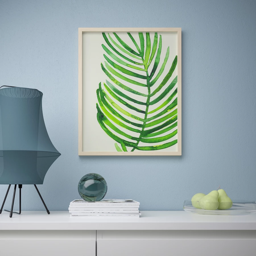 Постер - IKEA BILD, 40х50 см, «Тропический пальмовый лист II», БИЛЬД ИКЕА (изображение №2)