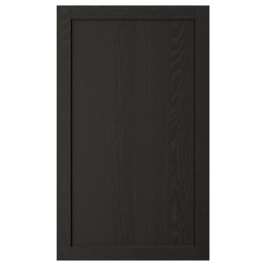 Дверца - IKEA LERHYTTAN, 100х60 см, черный, ЛЕРХЮТТАН ИКЕА (изображение №1)