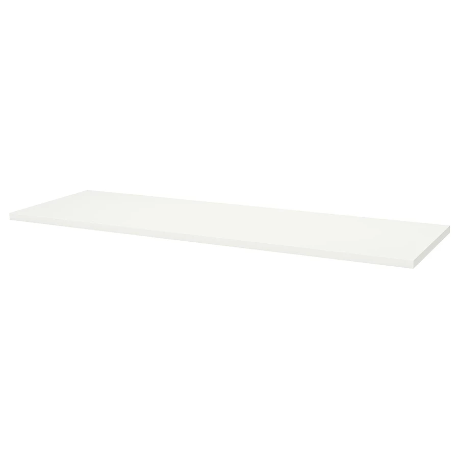 Настольная столешница - IKEA LAGKAPTEN/ЛАГКАПТЕН ИКЕА, 200х60х3,4 см, белый (изображение №1)
