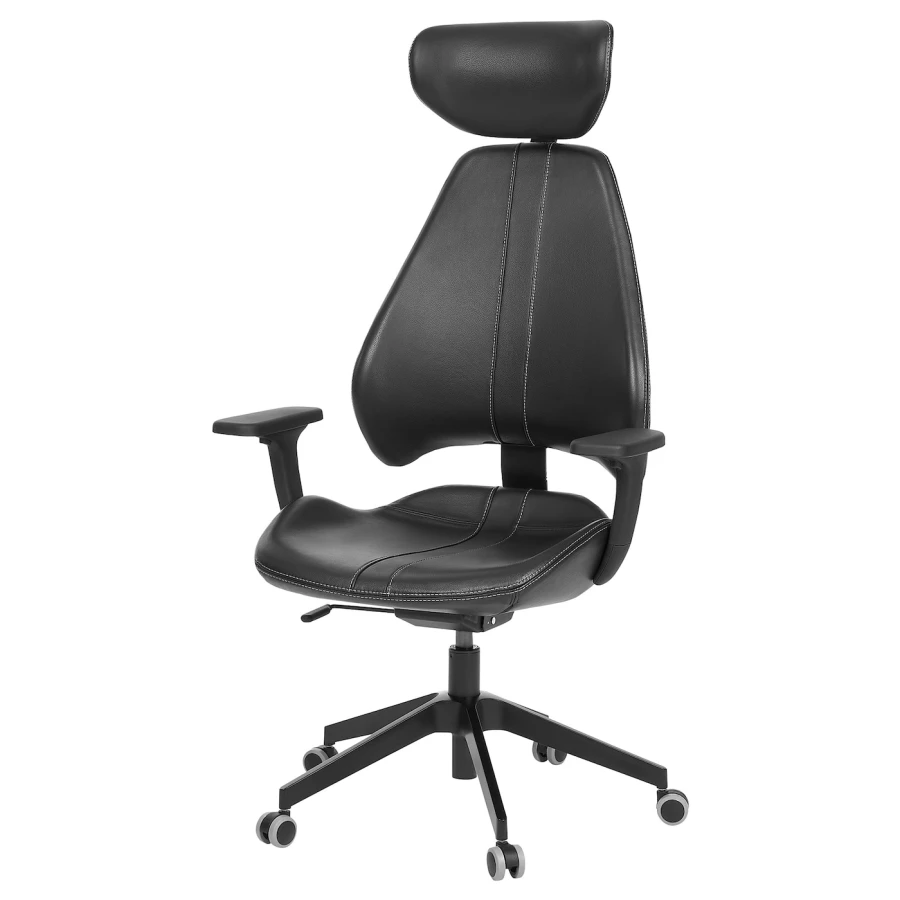 Игровое кресло - GRUPPSPEL IKEA, ГРУППСПЕЛ ИКЕА, 68х69 см, чёрный (изображение №1)