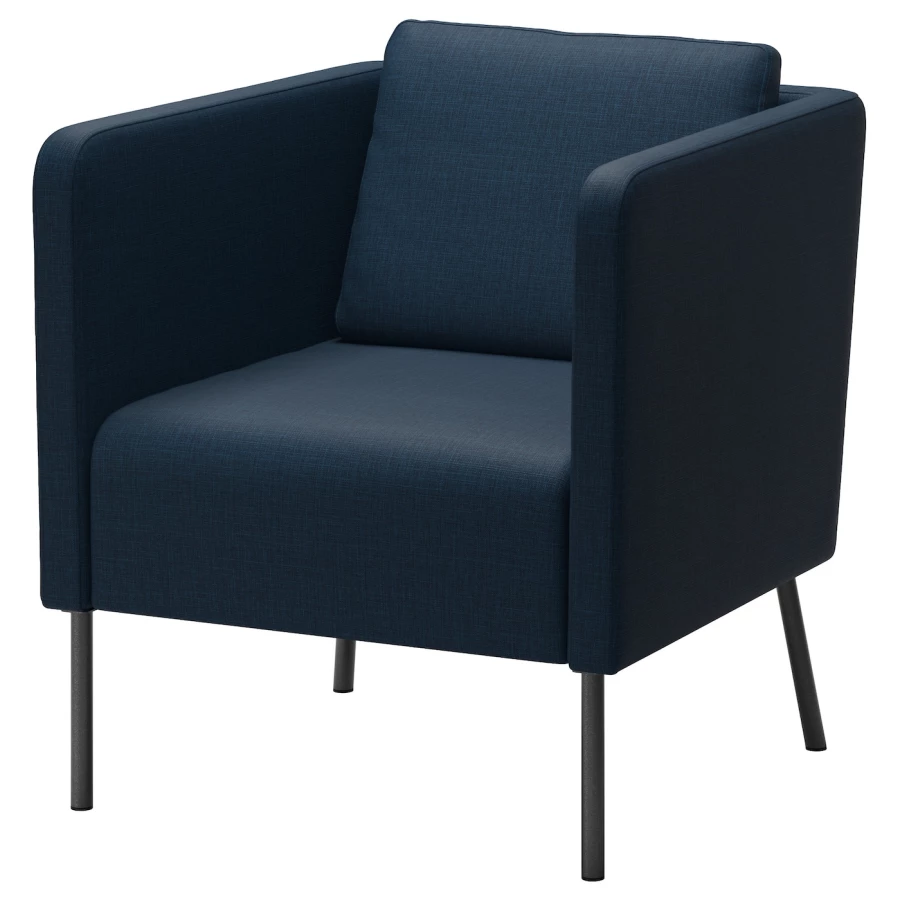 Кресло - IKEA EKERÖ/EKERO, 70х73х75 см, синий, ЭКЕРЁ ИКЕА (изображение №1)