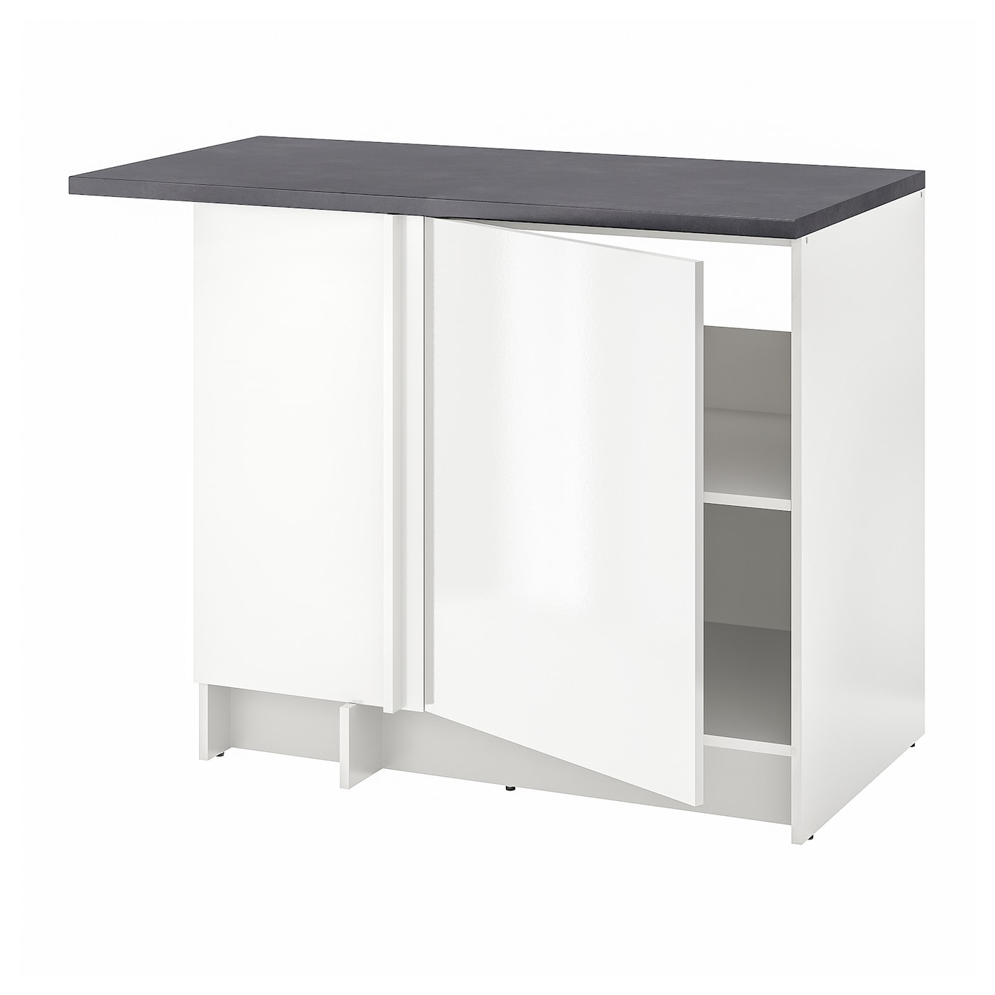 Шкаф для хранения - IKEA KNOXHULT/КНОКХУЛЬТ ИКЕА, 61х91х100 см, белый/черный